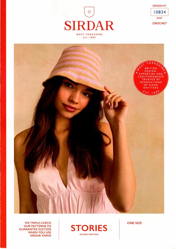 Sirdar 10834 Crochet Hat dk