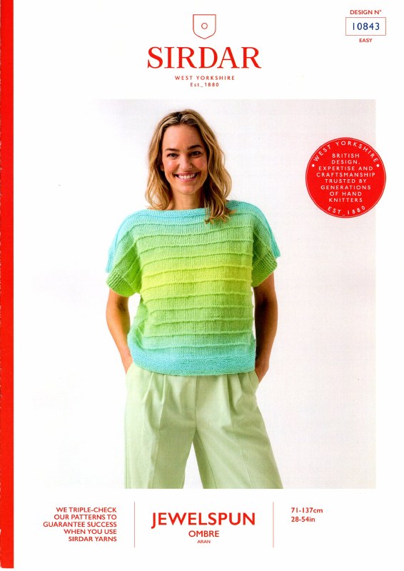 Sirdar 10843 Top in Aran