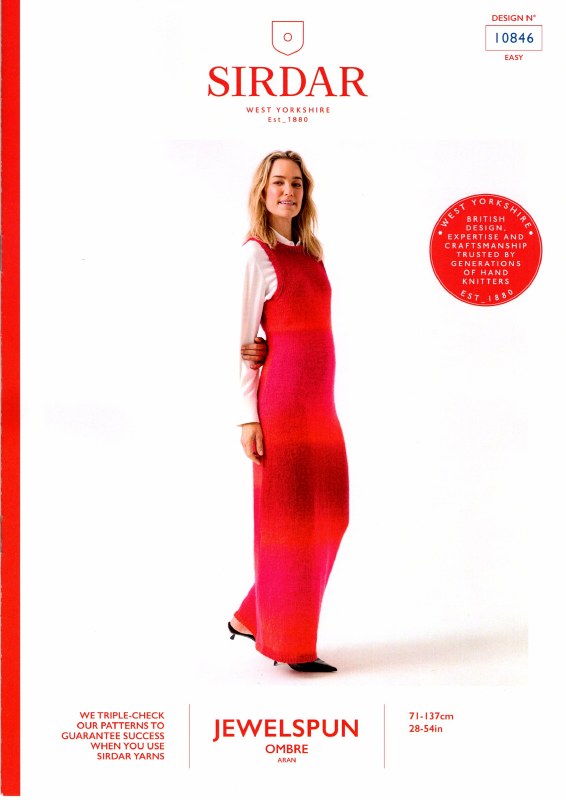 Sirdar 10846 Maxi Dres in Aran