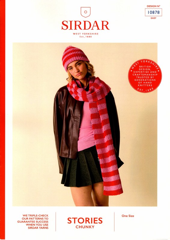 Sirdar 10878 Hat/Scarf chunky