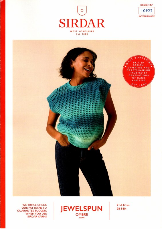 Sirdar 10922 Top in Aran