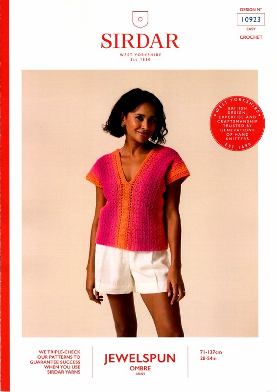 Sirdar 10923 Top in Aran