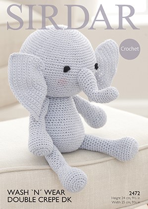 Sirdar 2472 Elephant Toy d