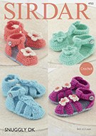 Sirdar 4752 Sandals in dk d