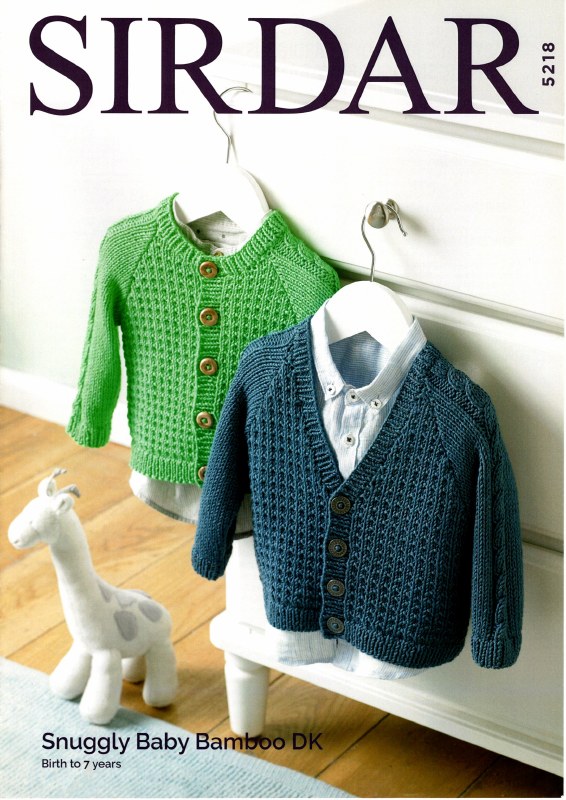 Sirdar 5218 Cardigans in dk