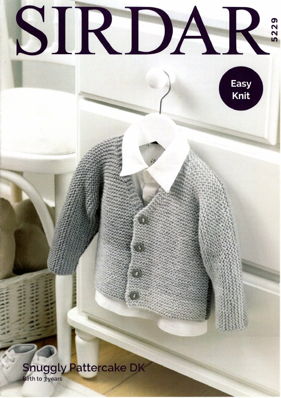 Sirdar 5229 Baby Cardi dk