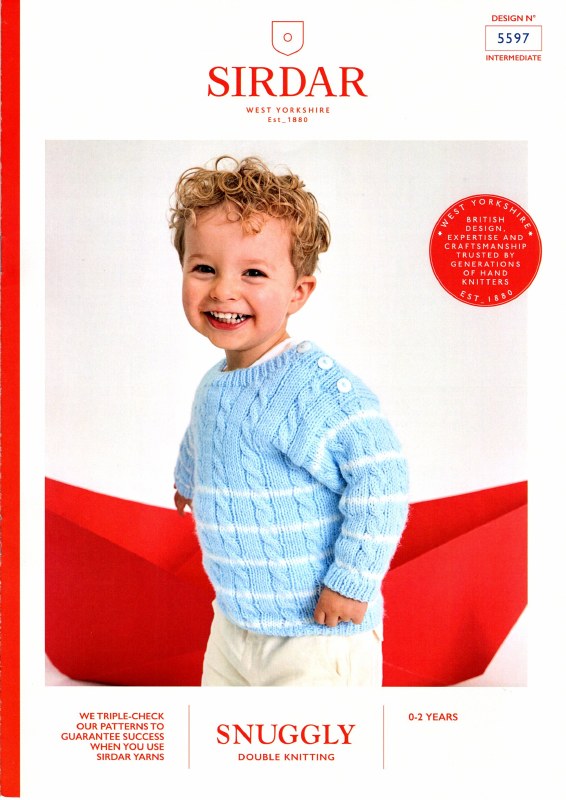 Sirdar 5597 Sweater in dk