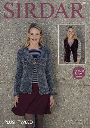 Sirdar 7873 Jackets in Plushtw