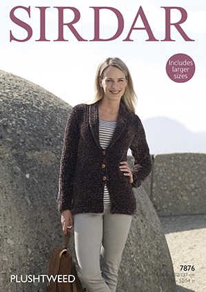 Sirdar 7876 Jacket in Plushtwe