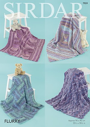 Sirdar 7959 Blankets in Flurry