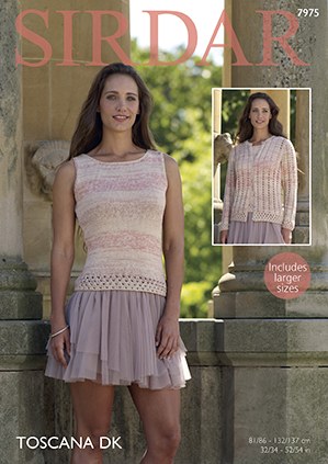 Sirdar 7975 Cardi/top Toscan d