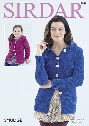 Sirdar 7998 Jacket in Smudge d