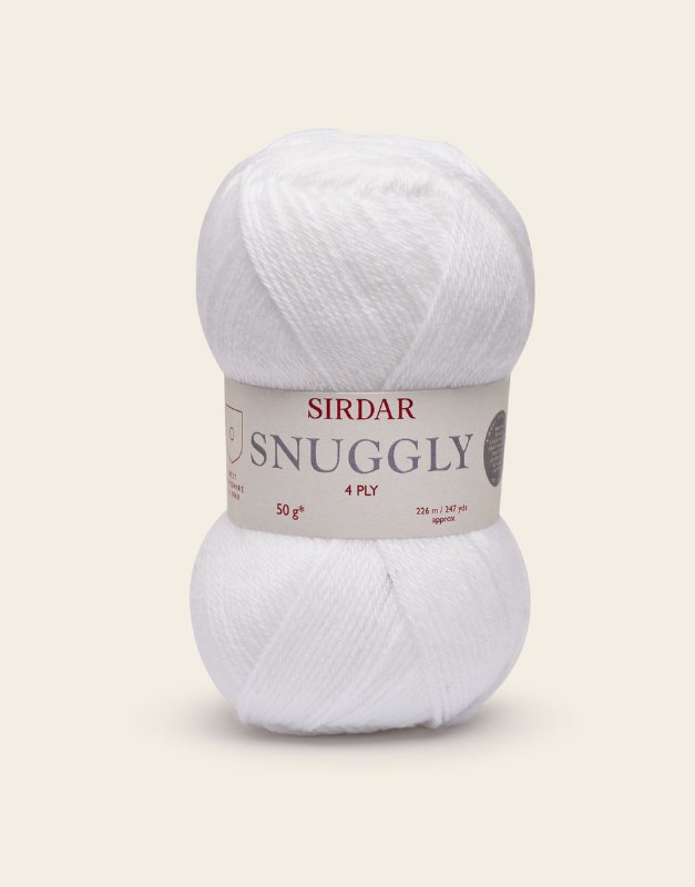 Sirdar Snuggly 4 ply 251 White