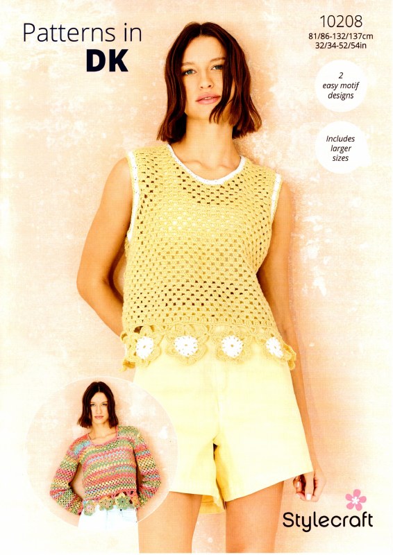 Stylecraft 10208 Tops in dk
