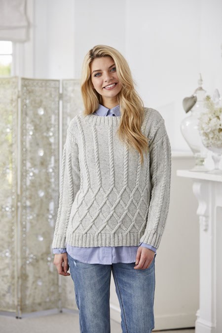 Stylecraft 9423 Jumper &amp; Shawl