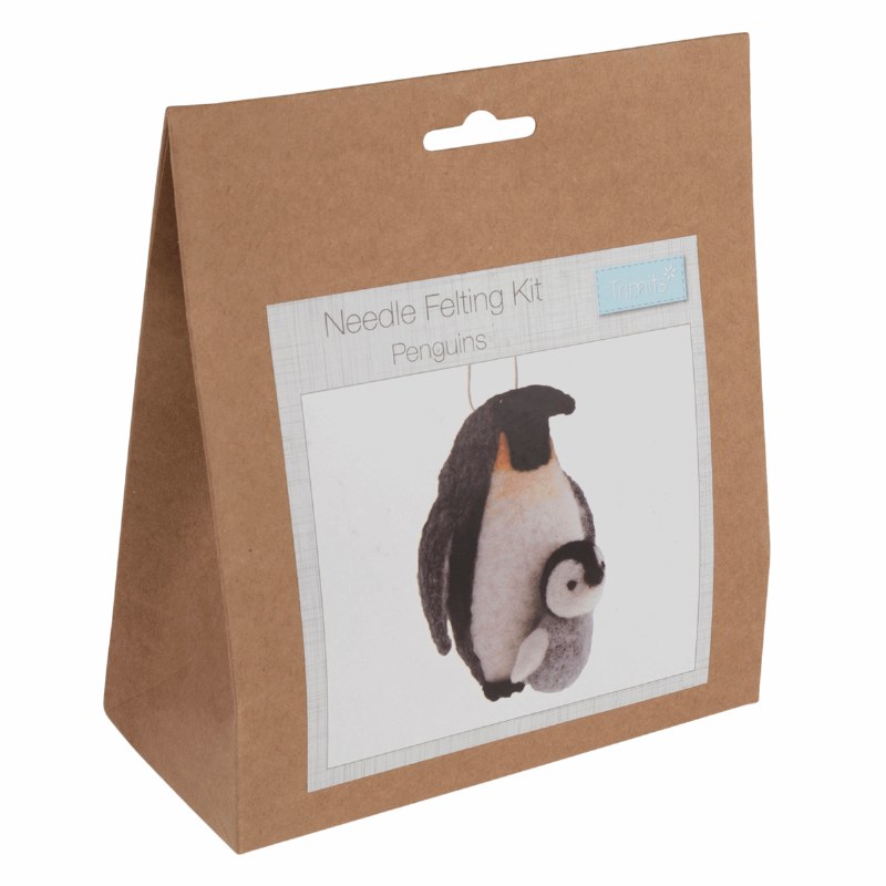 Needle Felting Kit Penguins