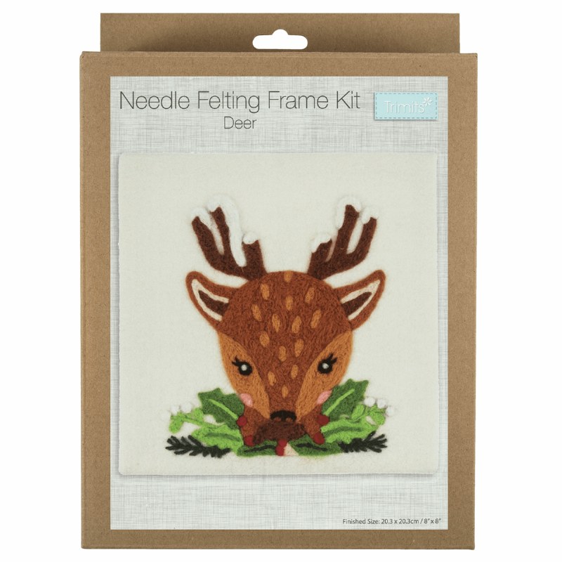 Needle Felting Kit/Frame Deer