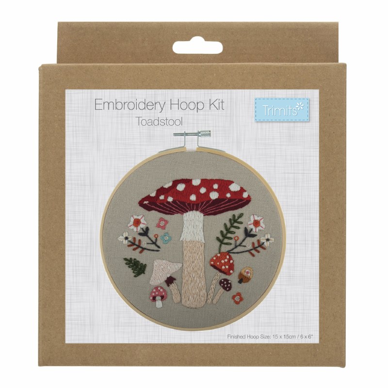 Embroidery Kit Toadstool