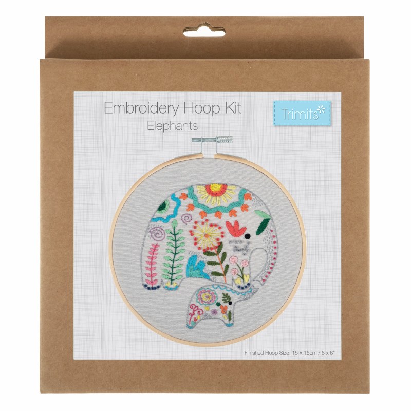 Embroidery Kit Elephants