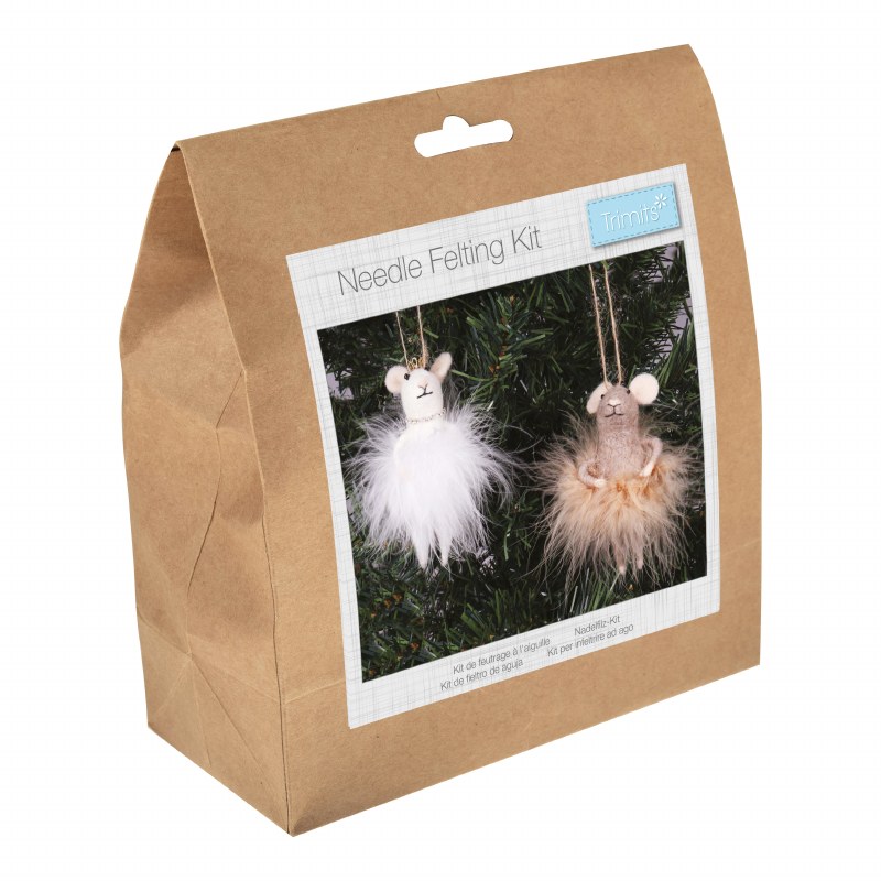 Needle Felting Kit Fairy Duo