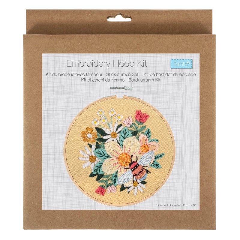 Embroidery Kit Buzzy Bee