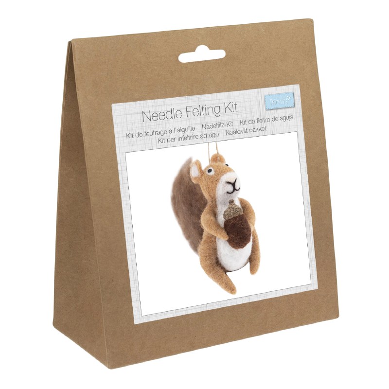 Needle Felting Kit Squirrel