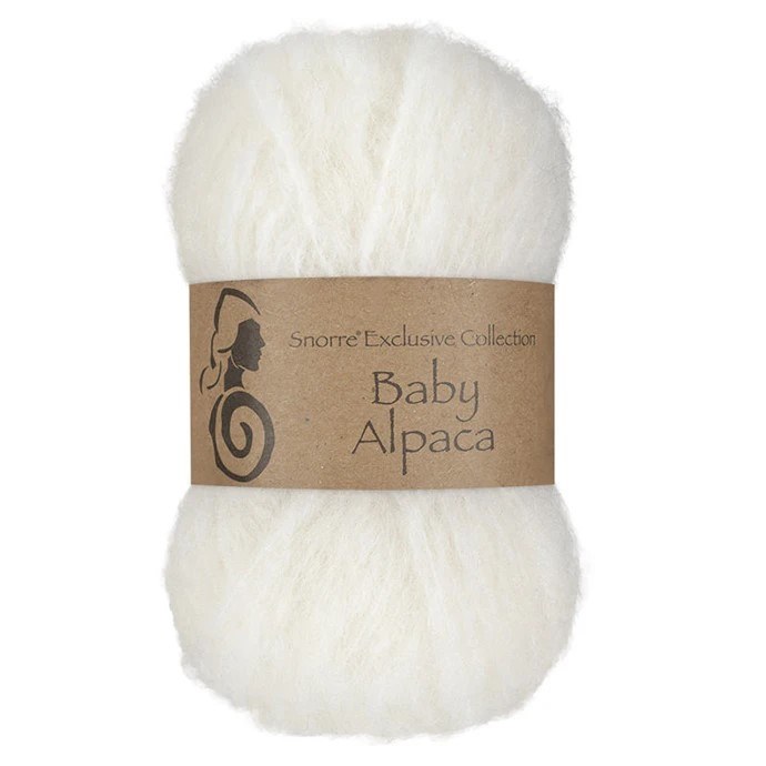 Snorre Ex Baby Alpaca 300 Whit