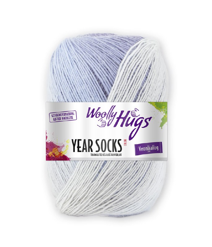 Woolly Hugs Year Socks 06 June