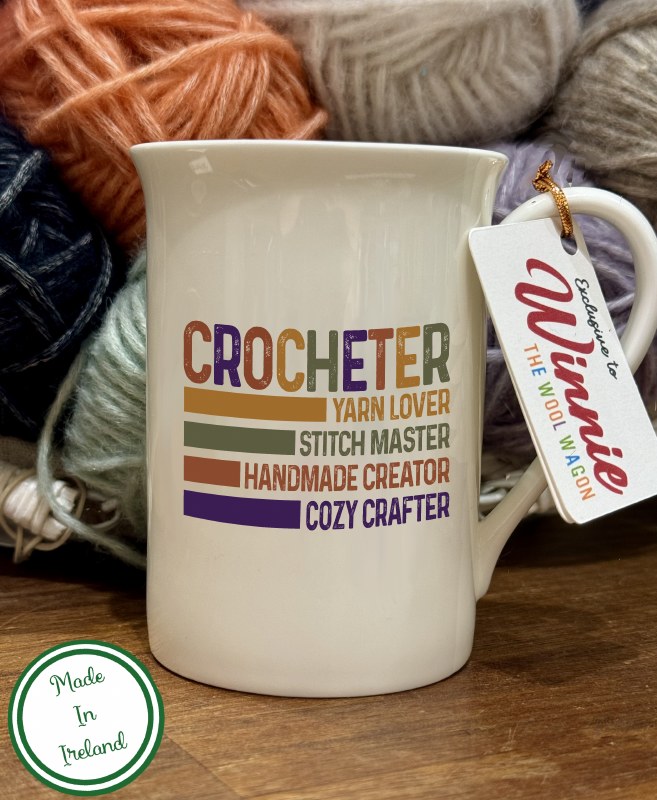 TK Mug Bone China Crocheter