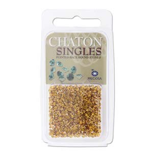 Preciosa Chaton Singles Topaz