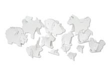 Colour-in 3D Farm Animals x 10