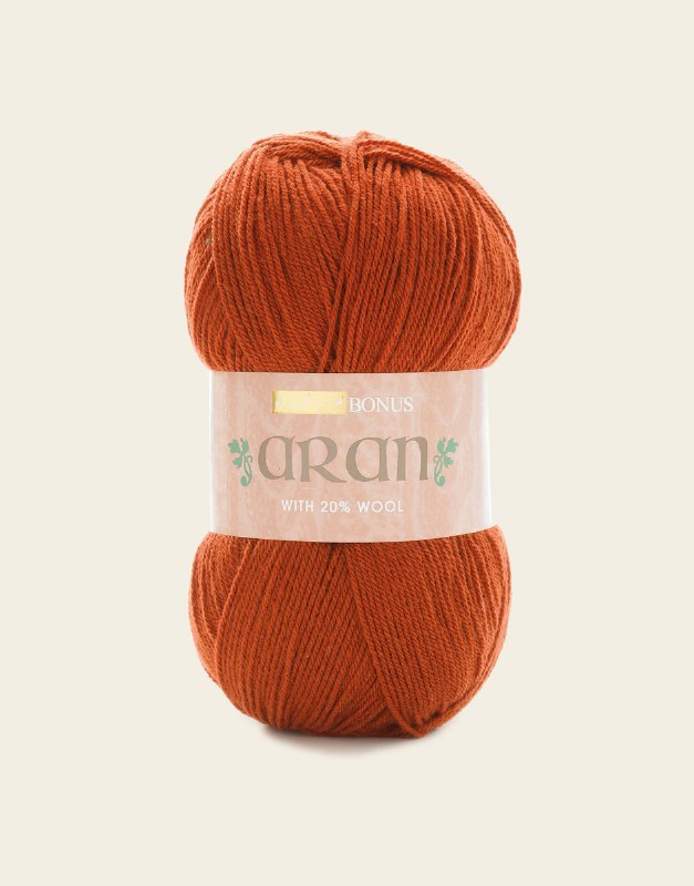 Hayfield Aran 400g 771 Rust