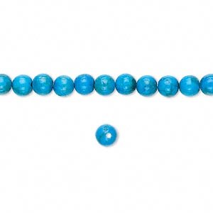 Bead Howlite Turquoise 4mm