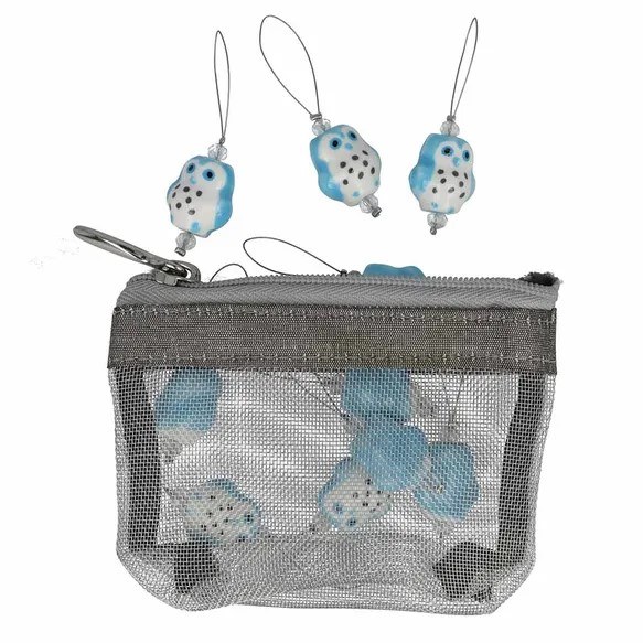 KnitPro Zooni Stitch M Blu Owl