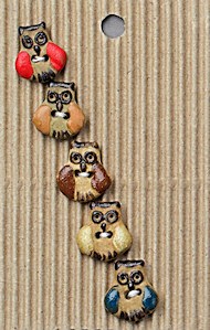 Incomp Buttons L567 Small Owl