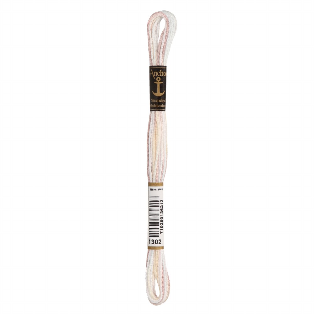 1302: Anchor Stranded Multi Coloured Cotton Skein - 8m 1302: Anchor Stranded Multi Coloured Cotton Skein - 8m
