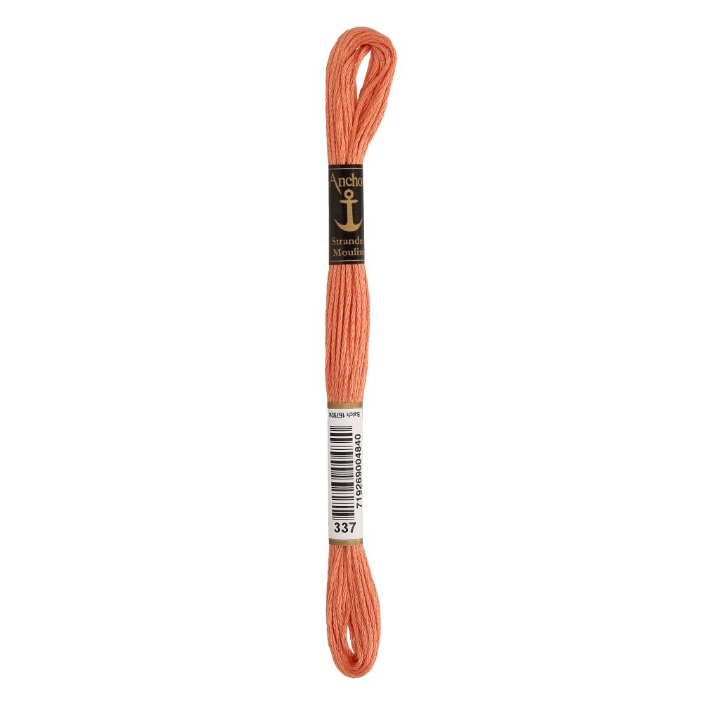 337: Anchor Stranded Mouline Cotton Skein - 8m