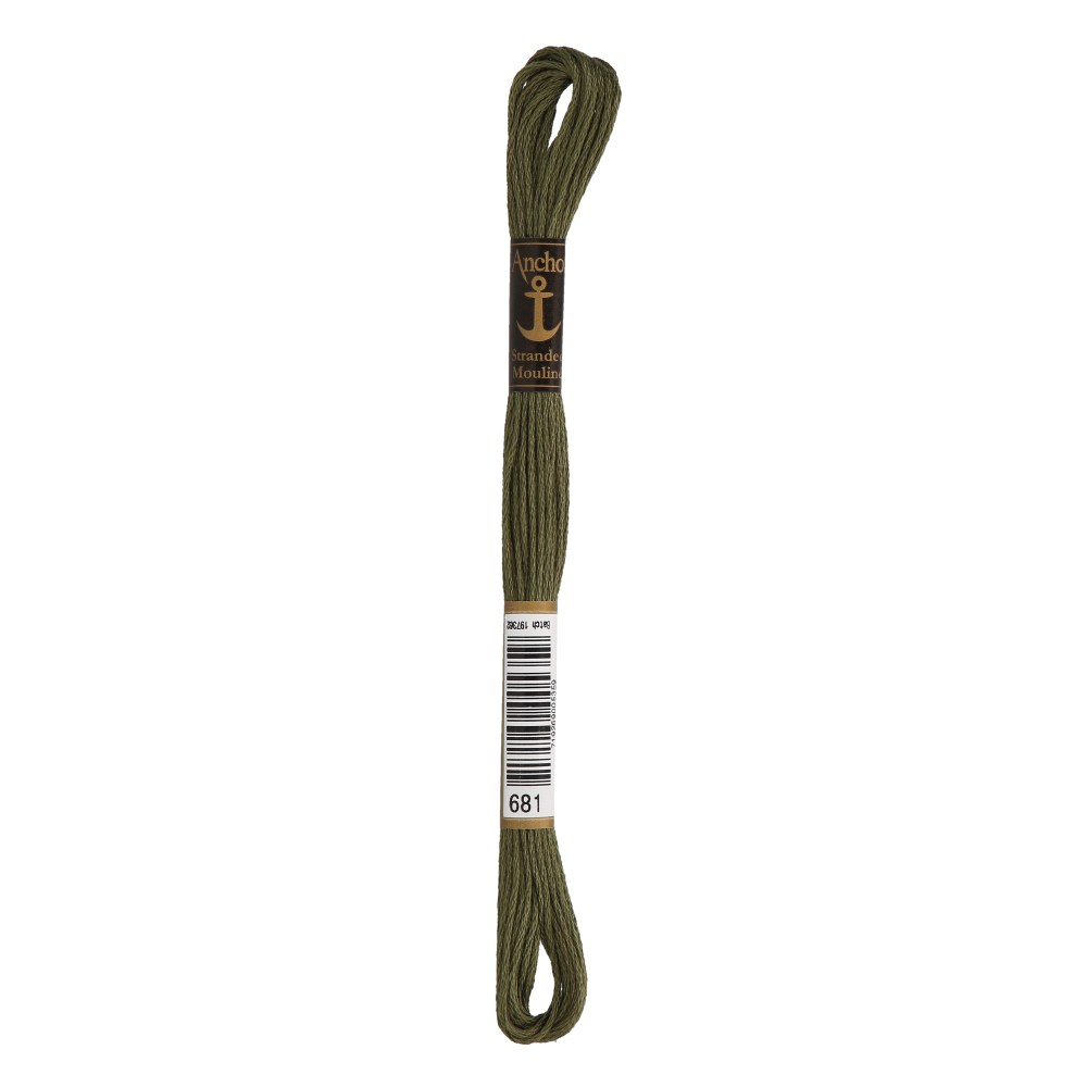 681: Anchor Stranded Mouline Cotton Skein - 8m 681: Anchor Stranded Mouline Cotton Skein - 8m