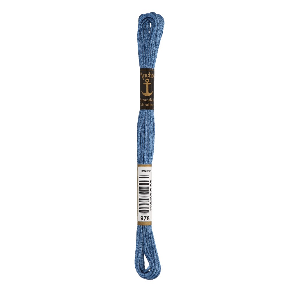978: Anchor Stranded Mouline Cotton Skein - 8m 978: Anchor Stranded Mouline Cotton Skein - 8m