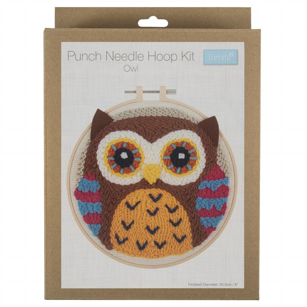 Punch Needle Kit Owl Winnie's Craft Cafe
