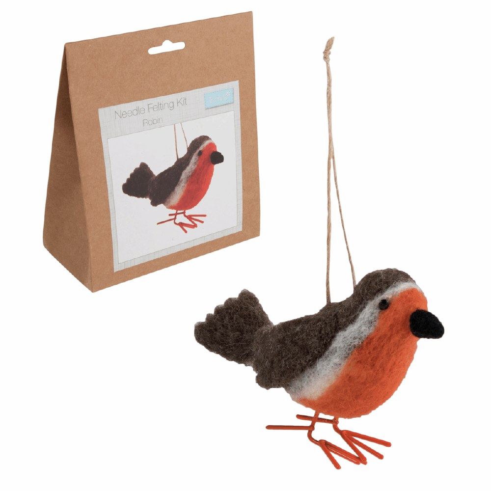 Needle Felting Kit Robin Winnie's Craft Cafe