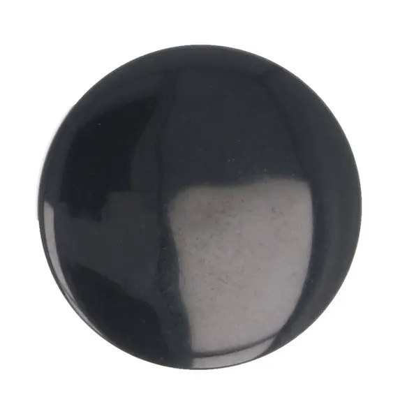 Button 16mm Black Shank