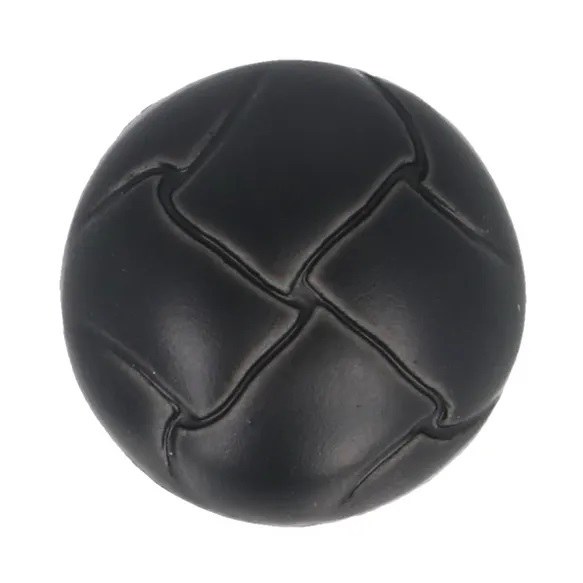 Buttons 15mm Football Black