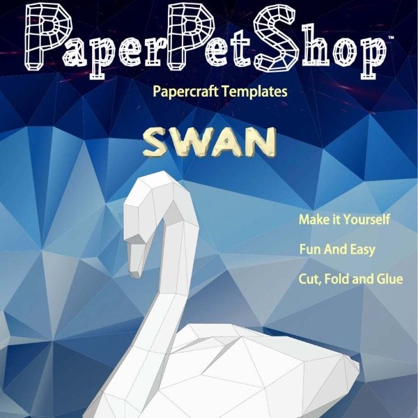 Paper pet kit Swan