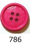 Restyle Button 15mm 786 Cerise