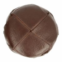 Buttons 25mm Football Brown
