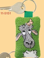 Keyring Cross Stitch Sheep