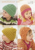 Sirdar 1242 Hats in Snuggly