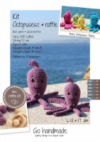 Crochet Kit Octopuses D Purple