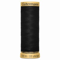 Gutermann Thread Cotton Black